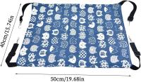 1 pieza de eslinga de hamaca para gato, cómoda cama de gato colgante con correas ajustables y ganchos de metal, cama de hamaca colgante para mascotas pequeñas de gatos cachorros hurones conejos (50*40cm) - details 0