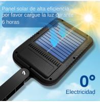 Luz Solar De Calle 100/200 LED IP65 Impermeable Con Sensor De Movimiento Y Control Remoto Para Jardín Y Patio Luz Exterior Solar Contemporánea - details 5