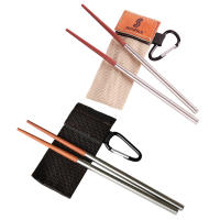 Tijeras Plegables Ultraligeras Con Bolsa De Almacenamiento Para Viajes Ergonómicas De Madera Y Acero Inoxidable Para Uso Al Aire Libre - details 2