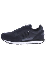 Emporio Armani Zapatillas Zapatos de Hombre Azul Oscuro X4X215 XL198 T370 - details 1