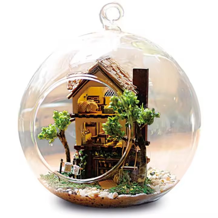 DAM. Maqueta miniatura 3D Island Forest Dream 12x12x12 cm. 12x12x12cm. - 1