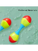 Juguete Musical De Percusión Para Niños Y Bebés Martillo De Arena Rattle Maraca Color Aleatorio Juguete Educativo De Plástico - details 5