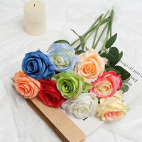 5/10Pcs Bouquet De Flores Artificiales Rosa Para Decoración De Hogar Y Habitaciones Decoración De Boda Regalo De Día De San Valentín Adorno De Vaso Falso - details 18