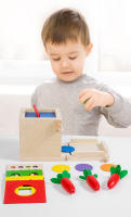 Caja De Monedas De Madera Montessori Para Niños Juguete Sensorial De Doble Cajón De Formas Y Colores Regalo Para Bebés Educativo Y Divertido - details 15