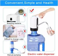 Dispensador automático de agua para garrafas USB recargable | Bomba eléctrica con botón para bidón 5L 8L 10L 12L 19L | Portátil silencioso y fácil de usar - details 2