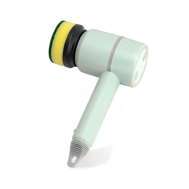 Cepillo De Limpieza Eléctrico Para Cocina Y Baño Cepillo De Lavado De Platos Recargable Inalámbrico USB Profesional Para Limpieza De Azulejos Y Lavabo - 1
