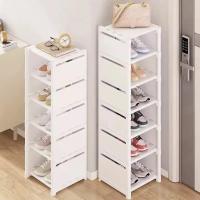 Organizador De Zapatos De Múltiples Capas Estante Ajustable Para Ahorrar Espacio En El Pared Y Esquina Stackable Para Guardar Zapatos Y Gabinete - details 0