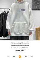 Sudadera De Moda Para Hombre Cuello Alto Casual Estampado Kawaii Hip Hop Estilo Harajuku Oversized Para Otoño Primavera - details 2