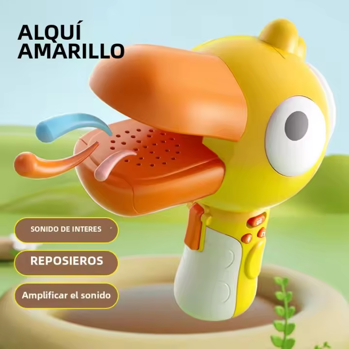 Juguete Educativo Divertido Para Niños Grabadora De Voz Creativa Con Cambio De Voces Big Mouth Bird Juguete De Resolución De Problemas Para La Educación Temprana - 1