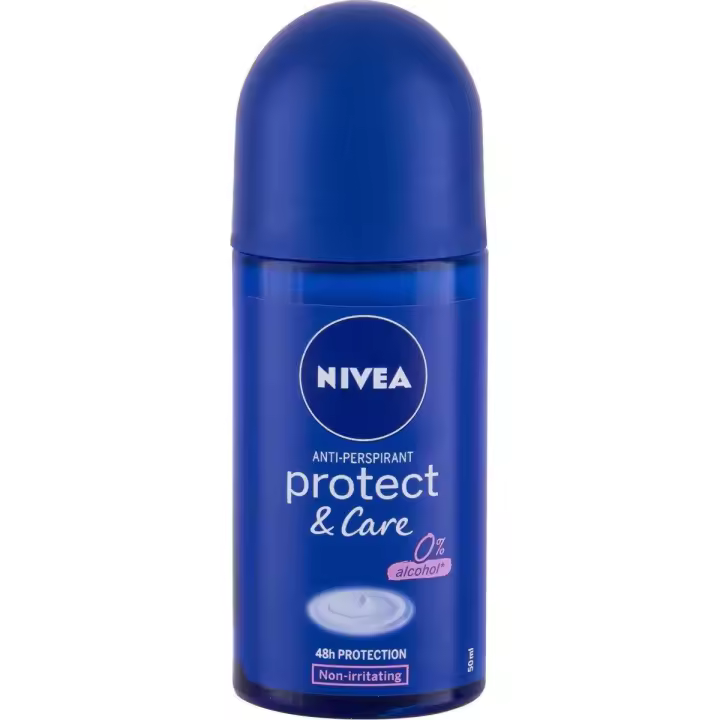 Nivea Protect & Care Roll-on Antitranspirante para Mujer 50 Ml Protección 48 Horas sin Alcohol - 1