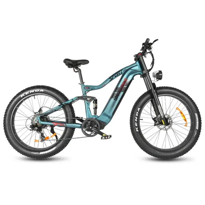 Samebike RS - A08 - II Bicicleta Eléctrica de Montaña 26*4,0 pulgadas Agua desmontable de neumáticos Gordos 48 v17ah 1000W Bicicleta Eléctrica de Neumático 45 km/h - 1