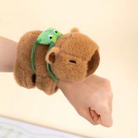 Nuevo Pulsera De Capybara De Peluche Kawaii Accesorio Infantil Juguete De Algodón Ecológico Regalo Divertido Para Niños - details 9