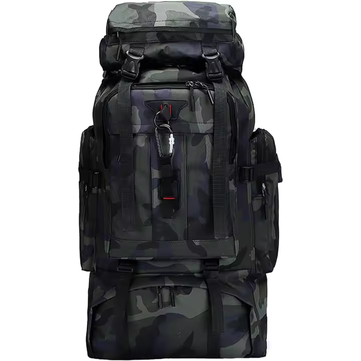Mochila de senderismo 80L, mochilas de senderismo, mochila de viaje, mochila para alpinismo impermeable, Daypack de escalada camping y turismo para hombre y mujer - 1