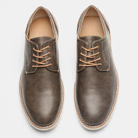 Zapatos Casuales Para Hombre 2024 Comodidad Moda Cuero Sintético Loafer Con Cordones Antideslizante Transpirable Talla Verdadera - details 8