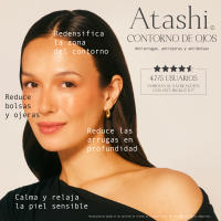 Pack Atashi - Tónico antioxidante ácido glicólico 250ml +K-Bioferment crema revitalizante antiedad multicorrectora 50ml + Contorno de ojos antiedad con retinol. Antiarrugas, antiojeras y antibolsas 15ml - details 6