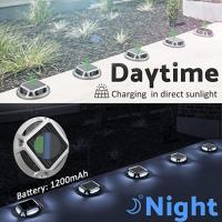 Lámparas De Deck Solares Para Jardín Iluminación De Pasos Y Aceras Luz Exterior Impermeable LED Decorativa Indicadora De Driveway - details 3