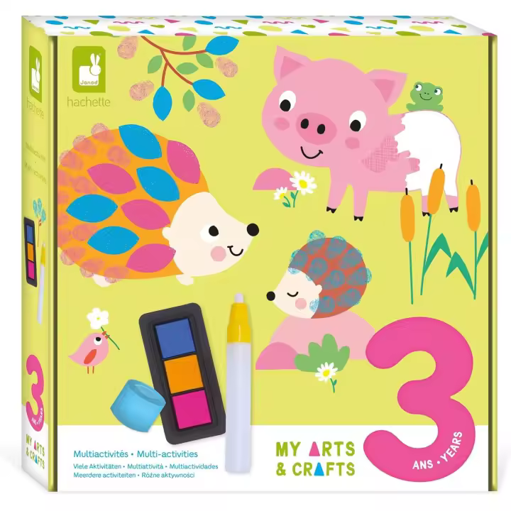 Juego creativo Multiactividades 3 años My Arts & Crafts - Janod J07746 JU07746 JANOD - 1