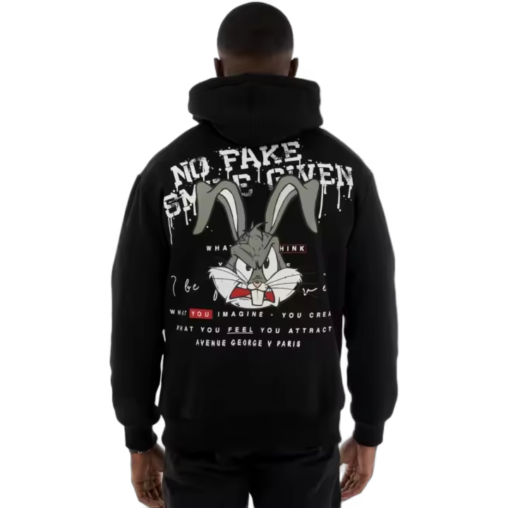 Sudadera Avenue George V Paris Bunny No Fake Negro - 1