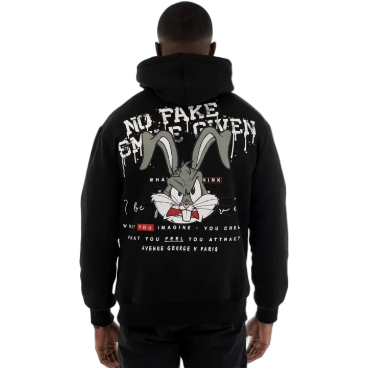 Sudadera Avenue George V Paris Bunny No Fake Negro - 1