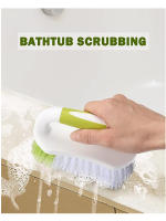 Cepillo De Limpieza Con Cepillo Rígido Y Flexible Durable Mano Cómoda Y Antideslizante Para Baño Duchas Lavabo Alfombras Pisos - details 6