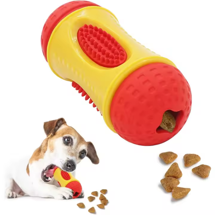 Juguetes para perros medianos, juguetes para la dentición de cachorros, juguetes para perros con dispensador de golosinas, juguetes indestructibles para perros, juguetes para perros con actividad cerebral - 1