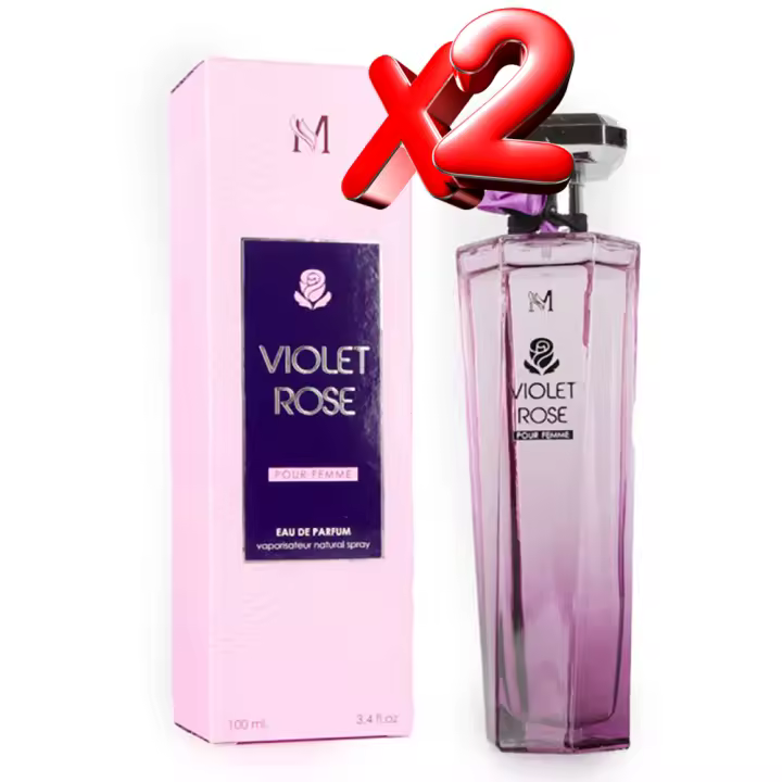 2 UNIDADES Violet Rose Eau de Parfum pour femme 100ml Montage Brands Fragancia inspirada en otros perfumes Perfume Mujer - 1