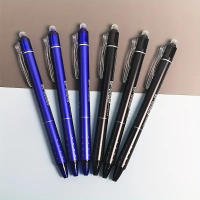 12pcs Bolígrafos De Gel Erasables De 0.5mm Negro/Azul Tinta Lavable Recargable Super Capacidad Para Escritura En Oficina Y Escuela - details 4