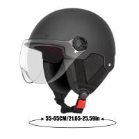 Casco De Bicicleta Eléctrica Con Protección De Orejas Anti-UV Transpirable Seguridad Para Scooter Eléctrico Ciclismo Adultos Niños Mujeres - details 0