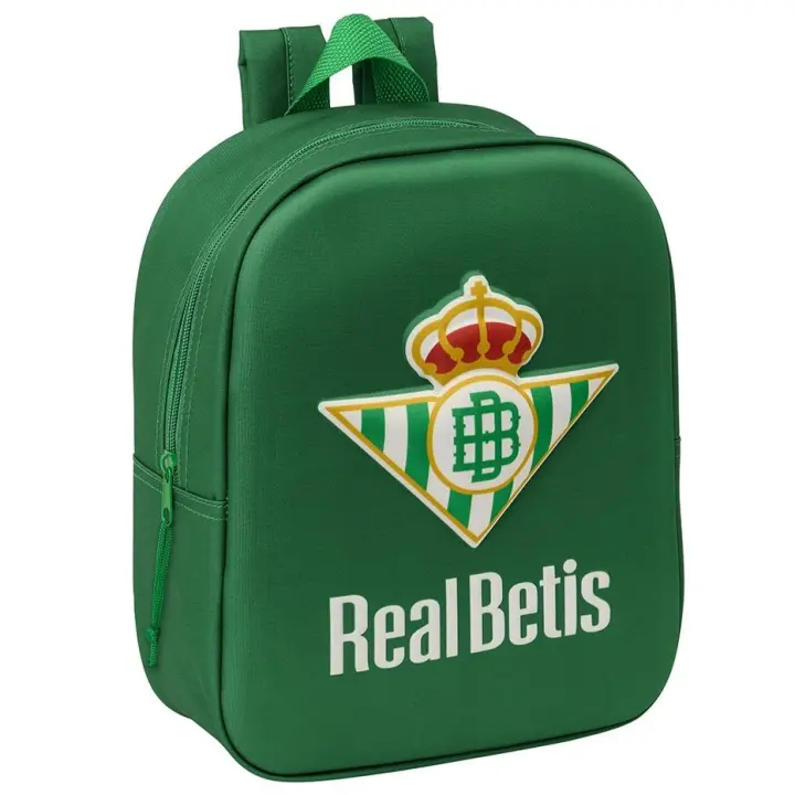 Mochila Guarderia 3D Bolsillo Red Real Betis Balompie 22X10X27Cm - 1