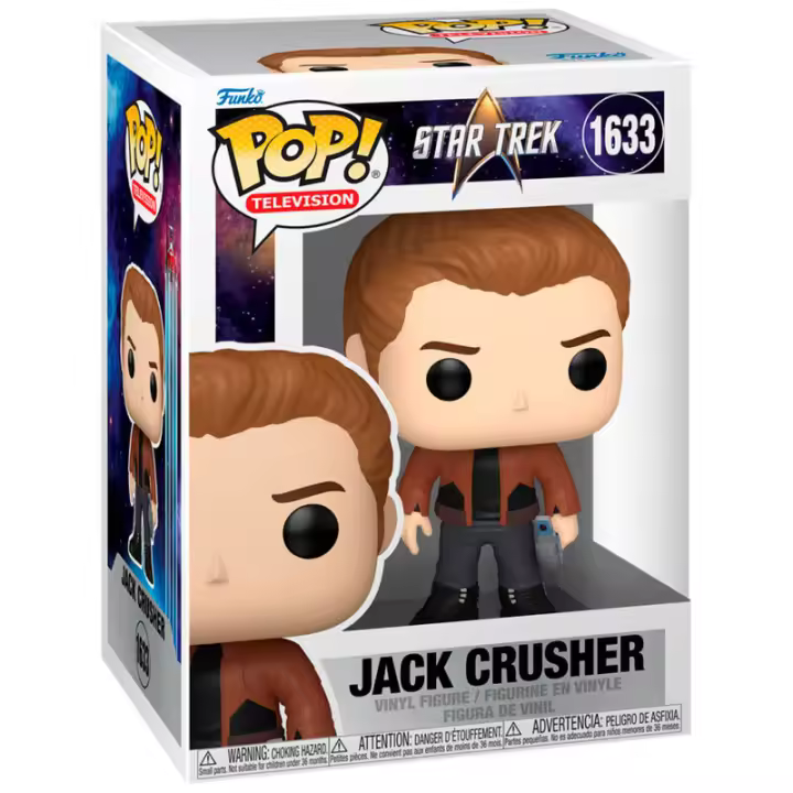 Figura Pop Star Trek Jack Crusher-Figura de Vinilo Coleccionable - Idea de Regalo- Mercancia Oficial - Juguetes para Niños y Adultos - Movies Fans - Muñeco para Coleccionistas y Exposición - 1