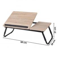 Mesita Multiuso Plegable de Madera – Escritorio Portátil para Cama o Sofá con Patas Plegables - details 2