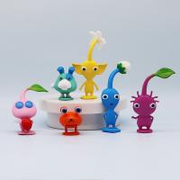 Conjunto De 6/12 Figuras De Acción Anime PIKMIN Con Capitán Olimar Y PIKMIN PVC Colección De Muñecos Juguetes Para Niños Regalos De Cumpleaños - details 5