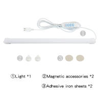 Iluminación LED Para Gabinete 1PC USB Plug Dimmable 3 Cambios De Color Luz Nocturna Magnética Para Cocina Dormitorio - details 5