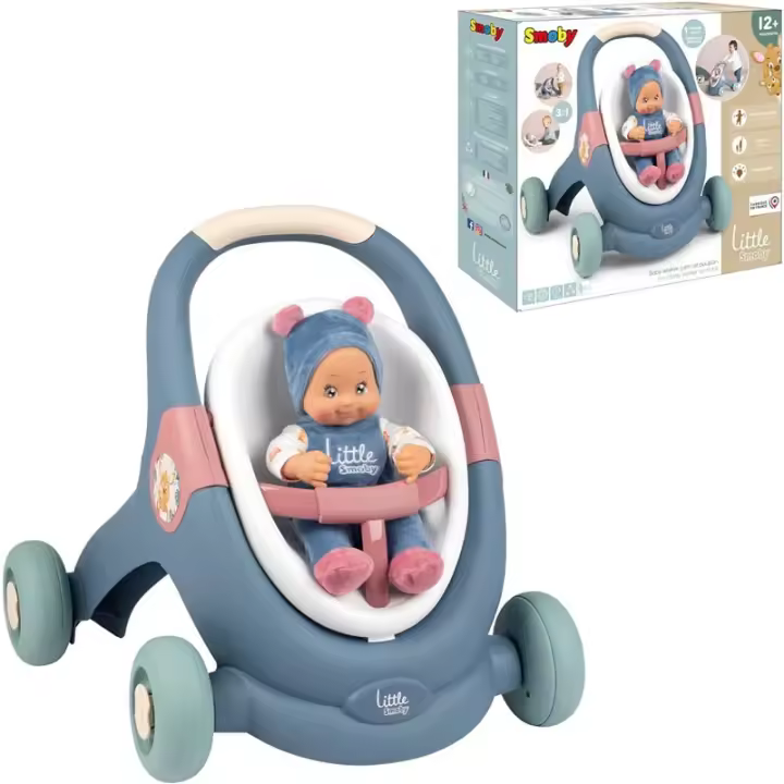 3-in-1 walker with Little SMOBY doll - 1