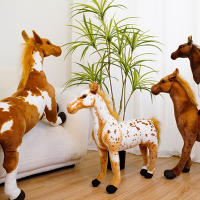 Muñeco De Peluche Caballo Realista 28cm Juguete Clásico De Alta Calidad Para Regalo De Cumpleaños Material Coton PP Adecuado Para Todas Las Edades - details 5