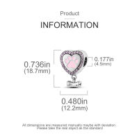 Encantadores Colgantes De Animales De Plata Para Mujer Joyería De Pulsera Y Collar Forma Irregular Sin Certificación - details 58