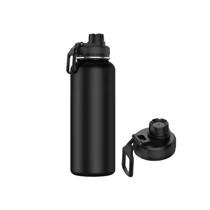 Botella Termo de Acero Inoxidable 1 Litro Deportiva (10 Colores) - Botella de Agua Térmica Reutilizable | Sin BPA | Mantiene 24H Frio / 12H Calor | Termo y Hermética - Doble Pared a Prueba de Fugas (YD550 YD1000 999 1199 D1) - 1