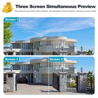12MP 6K HD WiFi IP Camera Three Screens PTZ Camera Human Detection Auto Tracking Outdoor IP CCTV Security Protection Survalance Cam - details 3