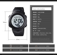 Reloj Deportivo De Hombre SKMEI Fitness Digital 100M Impermeable Con Alarma Batería De 10 Años Pantalla Digital Resistente Al Choque Reloj Hombre 1560 - details 10