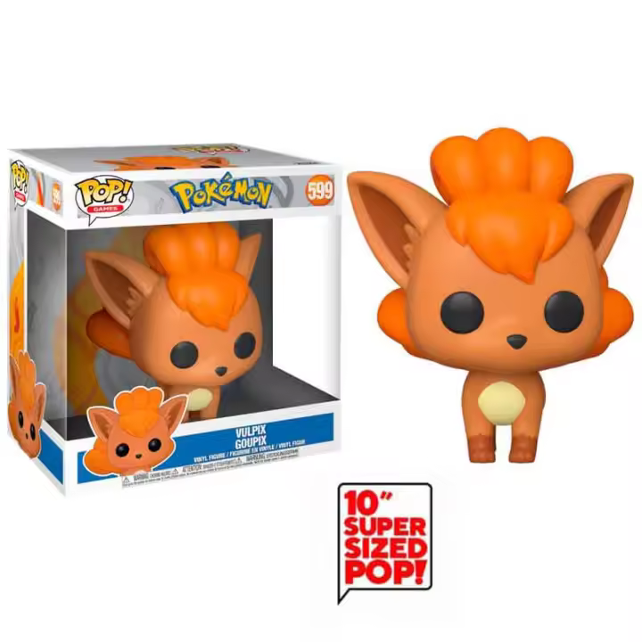 Funko Pop! Pokémon, Vulpix (10" Super Sized) 599 - 1