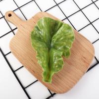 Simulación Hojas De Lechuga Verde Falsa Vegetal Modelo Realista Adorno De Lechuga Decoración Para Restaurante Y Ventanas De Tienda - details 2