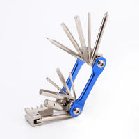 Herramienta Multifuncional Para Bicicleta 11 En 1 Con Cortador De Cadena Llave Y Destornillador Para MTB Ciclismo De Montaña Y Carretera Reparación De Bicicletas - details 2