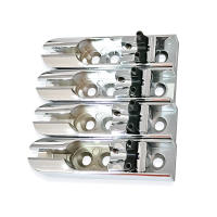 Juego De 4 Piezas De Puente Individual Para Guitarra Y Bajo Con 8 Tornillos Para Guitarra De Cuatro Cuerdas Marca YOUHA - details 10