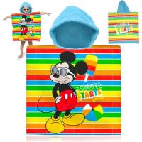 Poncho toalla niños 100% algodon de Mickey Mouse, Toalla de Playa Infantil de Mickey Mouse con Capucha Toalla de Baño Poncho Toalla Poncho para Niñas Niños de 2 a 8 años de 60cm x 60cm, 300gsm - details 4