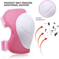 Juego De Protección Infantil 6 En 1 Con Guantes De Muñeca Antigolpes Para Ciclismo Y Patinaje Edad 3-7 Años Niños Y Niñas - details 9