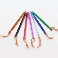 10pcs De Palos De Tenda Ultraligeros De Aleación De Aluminio 18cm Con Bolsa De Almacenamiento Convenientes Para Camping Y Actividades Al Aire Libre - details 8