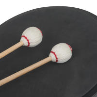 2pcs Láminas De Marimba Accesorios De Percusión Con Mango De Madera De Maple Para Xilofono Glockenspiel Campanas Partes De Instrumentos Musicales Blanco/Marrón - details 6