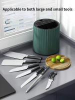 Organizador De Cocina Multifuncional Para Cuchillos Y Cucharas Almacenamiento De Cuchara Y Cuchillo Soporte De Drenaje De Plástico Para Uso Doméstico - details 16