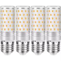 Bomba LED tipo maíz E27 12W 3000K Blanco cálido equivalente a 120 W 1200 LM No regulable AC220-240 V, paquete de 4 - details 0