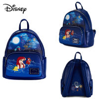 Mochila Mini De Fireworks De Ariel Del Mar Pequeño De Disney Por Loungefly Para Estudiantes Azul Profundo Regalo Para Niñas - details 0